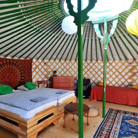 Idyllic Yurt With Organic Fruit Garden Near Cesky Brod, Czech Republic *